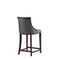 Manhattan Comfort Fifth Avenue Faux Leather Counter Stool in Pebble Grey - Set of 2 2-CS012-PE - alternate 9